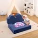 thumbnail image 5 of Sofá modular infantil de 6 piezas para niños y niñas - Convertible y cómodo, con cojines desmontables - Perfecto para juego, lectura y descanso en dormitorio o sala de juegos, 5 of 8