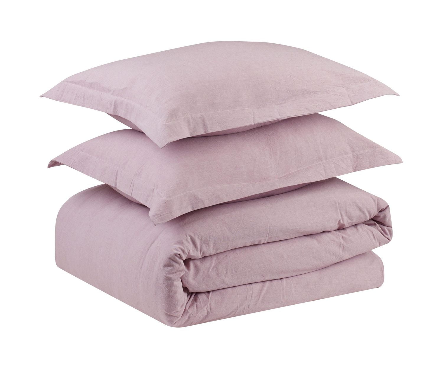 Swift Home 100% Cotton Solid Prewashed Duvet Cover Set