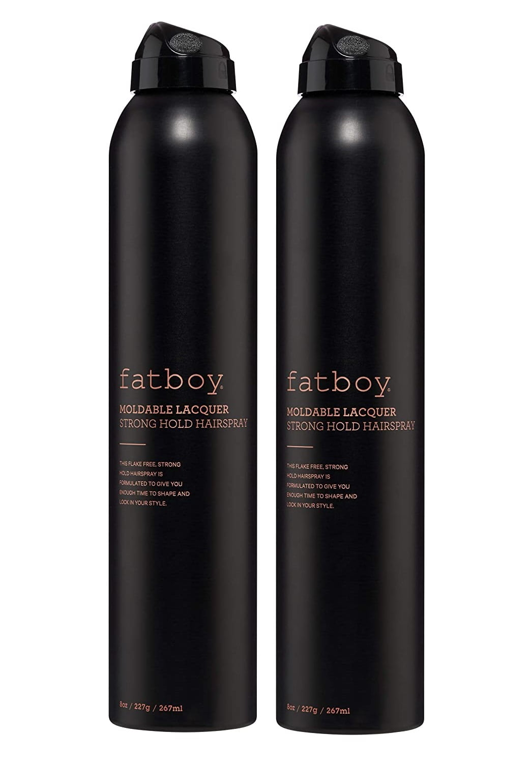 Fatboy Moldable Lacquer Strong Hold Hairspray 8 oz - 2 pack Fatboy Moldable Lacquer Strong Hold Hairspray 8 oz - 2 pack