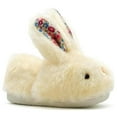 thumbnail image 5 of Hpapadks Girls Slippers Winter Cozy Bunny Fleece Shoes Soft Indoor Outdoor Slip On Comfortable Footwear Girl Shoes Yellow, 5 of 6