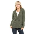 thumbnail image 3 of Made by Olivia Women's Military Anorak Safari Hoodie Jacket, 3 of 7
