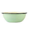 thumbnail image 5 of Novomoskovsjka Posuda Mint Coolness Enamel Serving Bowl Set of 2 pcs Shatterproof Enameled Steel Fruit and Salad Bowls for Cooking Enamel Mixing Bowl for Indoor and Outdoor Use Metal Bowls, Green, 5 of 12