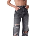 thumbnail image 5 of LTB Jeans Women's Danica High Waist Wide Leg Jean Trousers | 29 - BLUE, 5 of 6