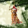 thumbnail image 2 of Golden Retriever Christmas Ornament – Holiday Dog Memorial Gift & Xmas Tree Hanging Décor, 2 of 3