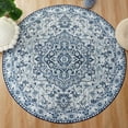 thumbnail image 7 of Lochas Soft Round Area Rug Vintage Circle Rug Carpet for Living Room Bedroom Nursery Bathroom Kitchen,5Ft,Blue, 7 of 7