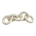 thumbnail image 1 of Cojín decorativo con forma de nudo de amor, ideal como recuerdo de fiesta en el dormitorio, con cadena de eslabones Blanco, 1 of 8