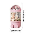 thumbnail image 3 of Chmadoxn Malles de Rangement, Organisateurs et Rangement de Garde-Robe, Boîte d'Organisation Transparente à Plusieurs Couches pour Enfants, Tube de Rangement Transparent pour Poupées, Jouets, Poupées Chiffon, Seau de Rangement pour Poupées, un Organisateur, 3 of 3