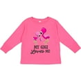 thumbnail image 3 of Inktastic My Gigi Loves Me with Two Flamingos Boys or Girls Long Sleeve Toddler T-Shirt, 3 of 5
