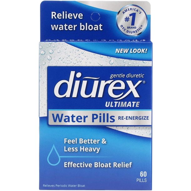 Diurex Ultimate ReEnergizing Water Pills Maximum Strength Diuretic
