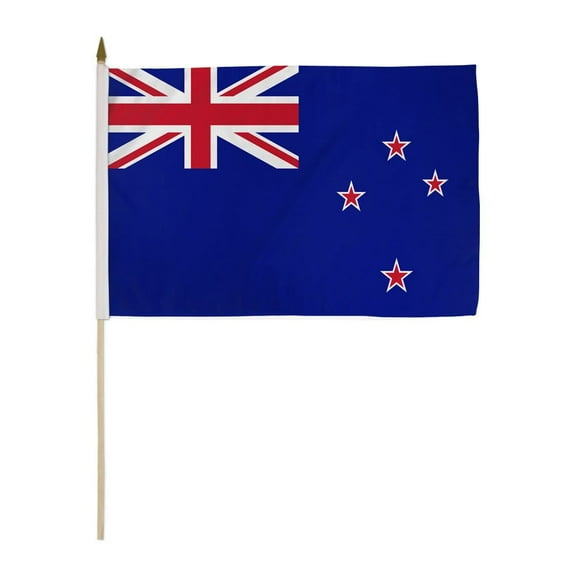 New Zealand 12x18in Stick Flag