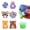6 Styles, variant on Puking Sucking Stress Relief Balls, Vomiting Animal Squeeze Toys, Funny Slime Sensory Fidget Toy for Adults Anxiety Relief, Novelty Gag Gifts, Birthday Classroom Prizes Party Favors