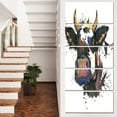 thumbnail image 1 of Magnifique Graphique Aquarelle de Chat - Art Mural sur Toile d'Animal, 1 of 3