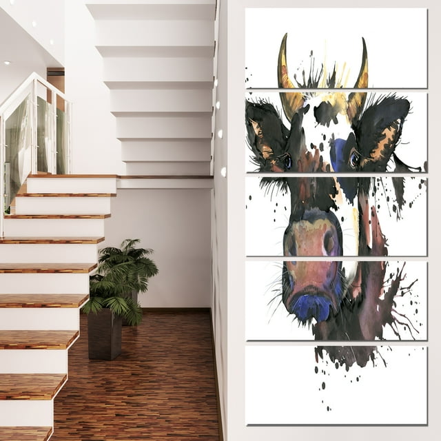Beautiful Cat Watercolor Graphic - Animal Canvas Wall Art