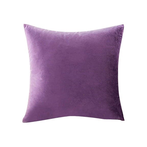 Throw Pillow Covers 18x18 Inch, Velvet Decorative Square Pillowcases, Farmhouse Holiday Cushion Covers for Couch Sofa Living Room Bedroom Outdoor Home Decor