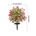 thumbnail image 3 of Ramo de Flores Artificiales de 56 Cm de Altura con Plantas Artificiales para Decoración de Jardín, Patio y Exteriores. Flores de Plástico para Patio, Jardín, Pasillo, Centro de Mesa, Decoración Del H, 3 of 6