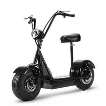 SAY YEAH Electric Scooters Adults,800w Fat Tire Electric Scooter with Seat & Mood Lights,3 Selectable Speeds,250 lbs Maximum Load