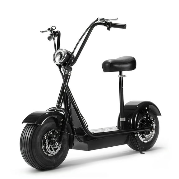 SAY YEAH Electric Scooters Adults,800w Fat Tire Electric Scooter with Seat & Mood Lights,3 Selectable Speeds,250 lbs Maximum Load