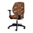 thumbnail image 4 of Chririnla Thanksgiving Office Chair Slipcover, 2 Piece Polyester Computer Chair Covers for High Back Gaming and Work Chairs, 4 of 8