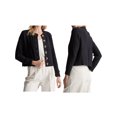 thumbnail image 2 of LMLYSoH Women's Crew Neck Knit Cardigan Basic Long Sleeve Solid Color Button Down Sweater Outwear, 2 of 9