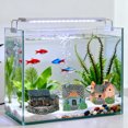 thumbnail image 4 of Resin Aquarium Ornament Mini Cottage House Fish Tank Decoration Rural Village Landscape Decor for Aquatic Scenery, 4 of 4