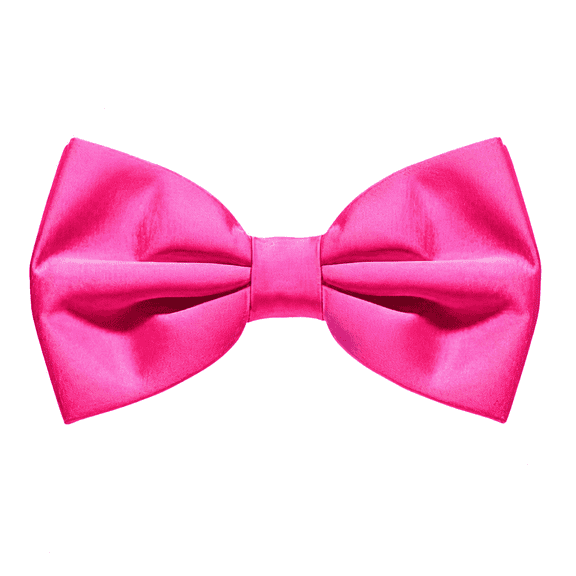 FLORNIX Mens Fuchsia Pre-Tied Bow Tie Hot Pink Wedding Prom Groomsmen Party