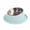 Blue-1, variant on 8.6x3.3 Inch Cat Feeder and Water Dispenser, Cat Feeder with Stainless Steel Bowls, Pet Food Dispenser for Cats and Small Dogs, Easy to Clean, Non- Tilted Bowl with Removable Inserts