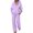 Light Purple, variant on Womens Sweatsuits 2 Piece Set Full Zip Hooded Drawstring Sweatshirt Wide Leg Sweatpants Sweat Suits Airport Travel Matching Outfit Athletic Comfy Fall Winter Clothing