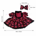 thumbnail image 3 of 2 Pack Halloween Porch Goose Outfits, Skull Pattern Goose Clothes with Head Bow Decor, Spooky Themed Porch Goose Outfit for Fall Outdoor Porch Display Party Decoration, 3 of 6