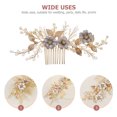 thumbnail image 4 of Compact Bride Wedding Hair Comb Reusable Hair Decor Pearl Hair Comb Decoration, 4 of 8