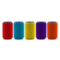 thumbnail image 4 of Paquete de 25 fundas estándar para enfriadores de latas de 12 oz – Fundas antideslizantes para latas/botellas/vasos – Banda de resorte fuerte para cerveza/refrescos/hielo – 12 oz y más – Negro, 4 of 5