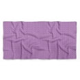 thumbnail image 5 of Bimba Purple Cross & Geometric Pure Silk Printed Head Bandanas Summer Neck Wrap Scarf 40 x 40 Inches, 5 of 6