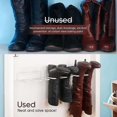 thumbnail image 4 of Jinsinto Long Boots Wall Mount Shoe Rack Boots Support Wall-mounted Dust-proof Long Boots Storage Rack, 4 of 5