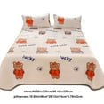 thumbnail image 3 of Fiudx Ofertas Flash Del Día Solo En Línea Ropa De Cama De Seda De Hielo Juego De Tres Piezas Sábanas Suaves Y Transpirables Sábanas Y Fundas De Almohada De Seda Lujosas Patrones Realistas E Interesan, 3 of 6
