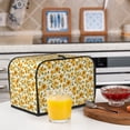 thumbnail image 6 of Sikiie Classical Cute Sunflower Toaster Covers 2 Slice Dustproof Toaster Cover Bread Machine Cover, Dustproof Cover - 11.4" x 7.5" x 7.9", 6 of 7
