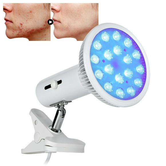 Blue Light Therapy Lamp, Professional Skin Care Safe Reliable Removal Compact Portable Therapy Lamp for Home Travel for Beauty Salon US Plug
