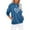 Blue, variant on Lenago Jackets for Women Plus Size Fashion Casual Long Sleeve Round Neck Ladies Sweatshirt Tops Blouse Fashion Outfits 2023