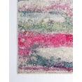 thumbnail image 5 of Unique Loom Majestic Chromatic Rug Multi/Black 2' 7" x 10' Runner Abstract Contemporary Perfect For Bathroom Hallway Mud Room Laundry Room, 5 of 6