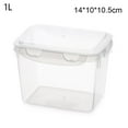 thumbnail image 1 of Contenant Hermétique Transparent Cuisine Boîte de Rangement Alimentaire en Plastique Contenant de Rangement Alimentaire avec Couvercle Contenants de Rangement Multigrains Bouteilles 1L, 1 of 6