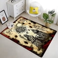 thumbnail image 2 of Cthulhu - Alfombra de pintura artística, área grande, negro, suave, decoración del hogar, estilo bohemio, picnic780x120cm (31x47 pulgadas)80x120cm (31x47 pulgadas) zhangyuxiang unisex, 2 of 2