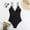 B_ Black, variant on New Summer Arrivals UTSJKR Women's One Piece Swimsuit Ruched Tummy Control Bathing Suits Spaghetti Strap V Neck Monokinis Swimwear Black XL
