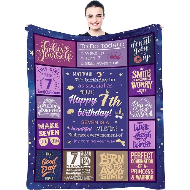 LHSHID 10 Year Old Girl Gift Ideas Blanket Gifts for 10 Year Old Girl 10th Birthday Decorations for Girl 10 Year Old Girl Birthday Gifts Best Gifts for 10 Year Old Girls 30x40in