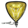 thumbnail image 2 of Headlamp 12V 55W  Headlight Yellow Lens Black Housing Fit for All Retro Motorcycles ATVs, 2 of 7