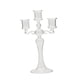 thumbnail image 2 of Candelabro de vidrio Candelabro Mesa decorativa Centro de mesa Decoración del hogar Candelabro de cena Candelabro de vidrio para mantel de Claro, 2 of 9