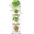 thumbnail image 1 of Metal & Wood Plant Stand Indoor & Outdoor Multi Levels lbs Capacity, 1 of 7