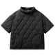 thumbnail image 1 of Tops para hombre, blusas y camisas de cuello redondo y manga corta para hombre, blusa holgada de algodón de manga media para hombre, color liso, resistente al viento, cálida, top/abrigo moderno de cue, 1 of 4