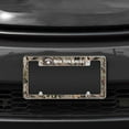 thumbnail image 2 of New York Basketball Knick's Chrome Metal License Plate Frame with Bold Camouflaged Camo Design, 2 of 8