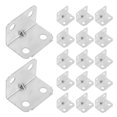 thumbnail image 1 of unbranded 50Ud Escuadras L Para Madera Plata Refuerzo Robustez En Muebles Y Estantes, 1 of 8