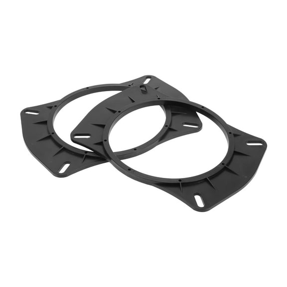 Unique Bargains Universal for 6"x9" to 6.5" Speaker Spacer Ring Tweeter Speaker Spacer Adator Waterproof Speaker Subwoofer Mounting Spacer Bracket Ring ABS 2 Pcs
