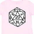 thumbnail image 4 of Inktastic 20 Sided White Dice Boys or Girls Toddler T-Shirt, 4 of 5