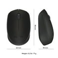 thumbnail image 3 of Logitech Wireless Mouse M170, 2.4 GHz with USB Mini Receiver, , 12-Months Battery Life - Black, 3 of 9